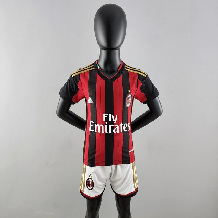 Retro AC Milan 13/14 kids home size:16-28