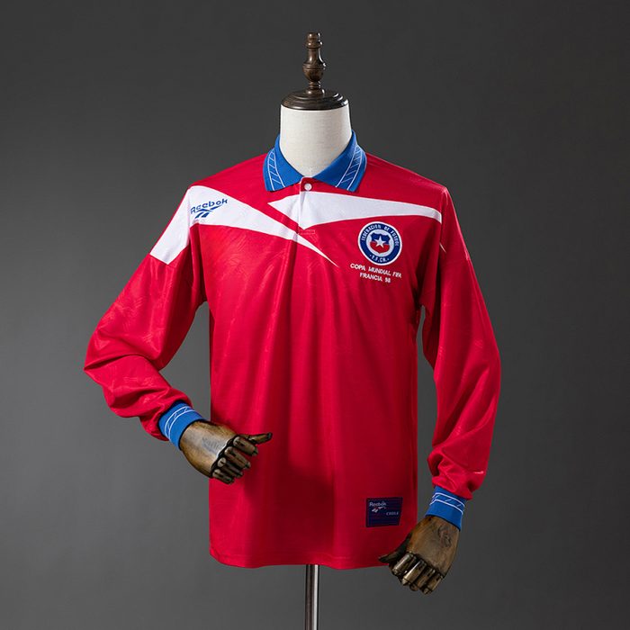 Retro Long Sleeve 1998 Chile home S-XXL