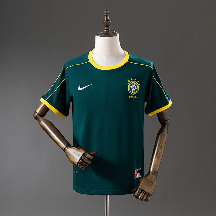 Retro Goalkeeper Brazil 1998 Dark Green S-XXL