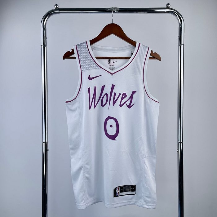 Timberwolves 白Rosa #0 Russell