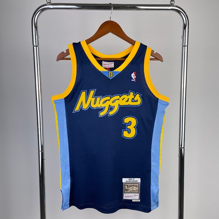 MN Retro :SW Nuggets 06/07/08 Azul #3 Iverson