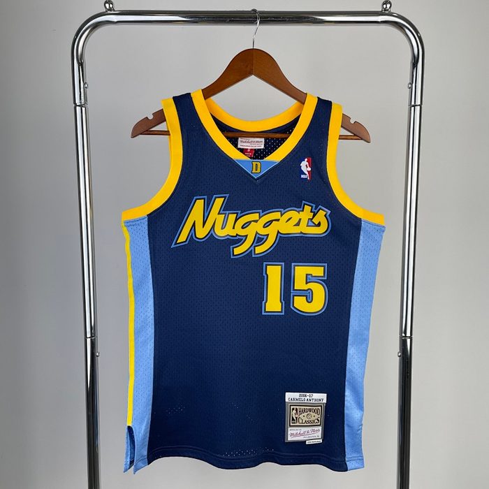 MN Retro :SW Nuggets 06/07/08 Azul #15 Anthony