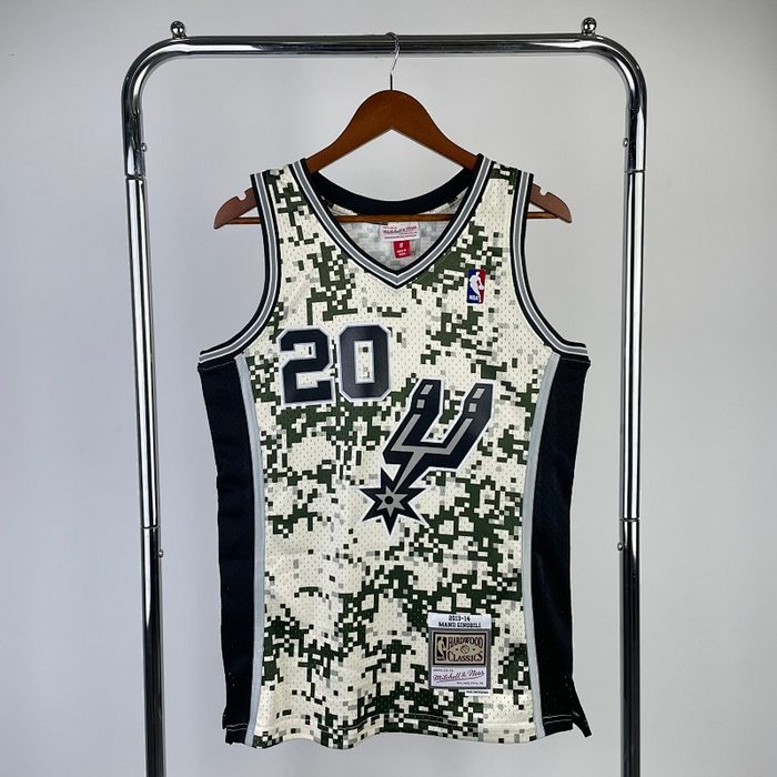 MN Retro :SW Spurs 13/14/15 Camuflado #20 Ginobili