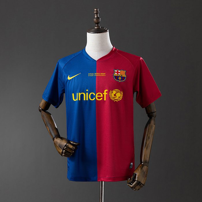 Retro Barcelona 08/09 UEFA Champions League Home S-XXL