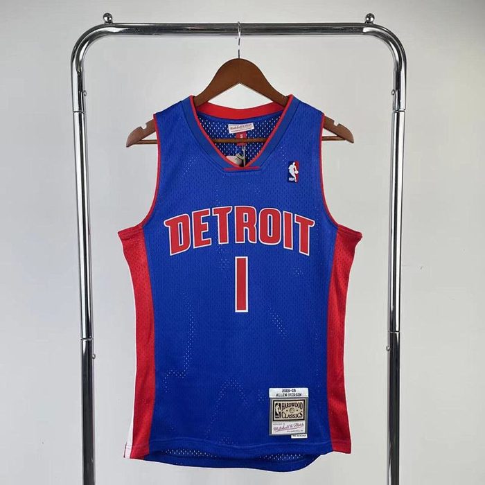 MN Retro : Pistons 2008/09/10 Azul #1 Iverson