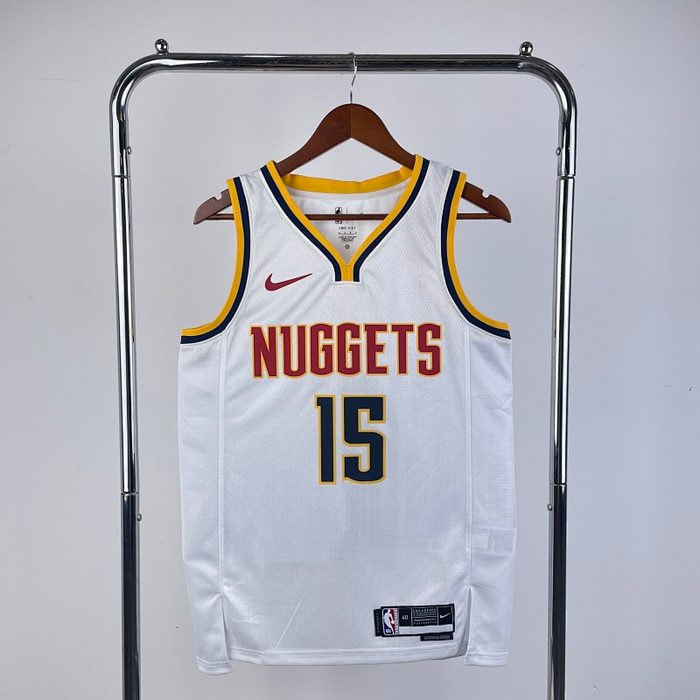 23/24 Nuggets Branco #15 Jokic