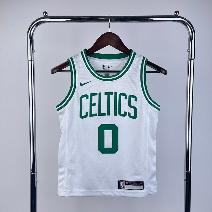 Juvenil Infantil Kit :Celtics Branco #0 Tatum
