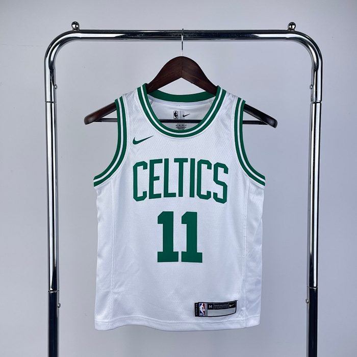 Juvenil Infantil Kit :Celtics Branco #11 Irving