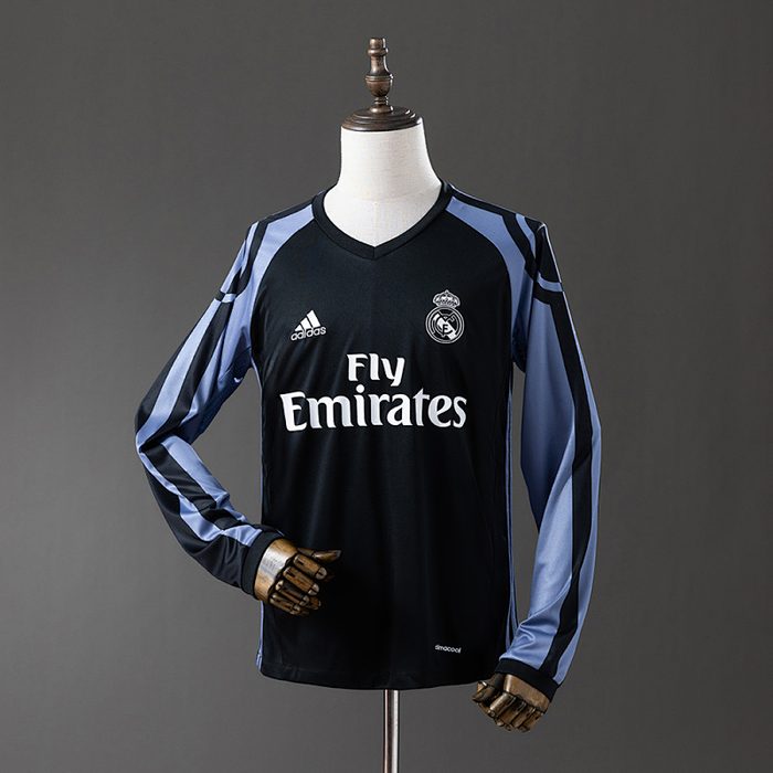 Retro Long Sleeve Real Madrid 16/17 Third Away S-XXL