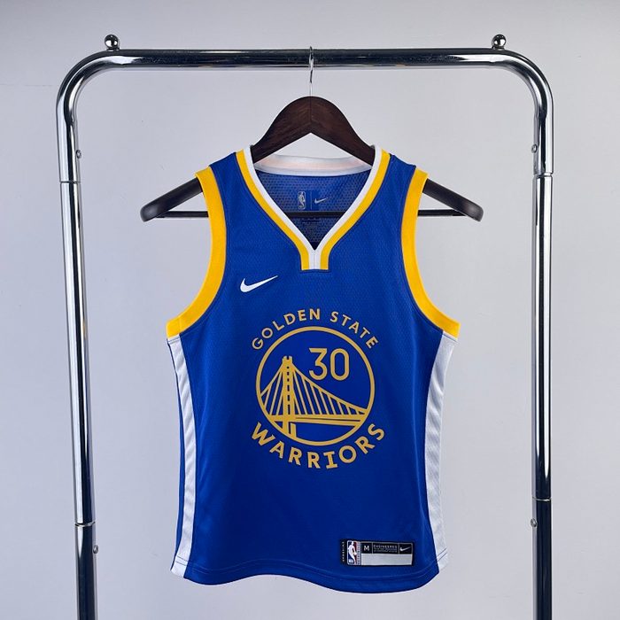 Juvenil Infantil Kit :Warriors Azul #30 Curry
