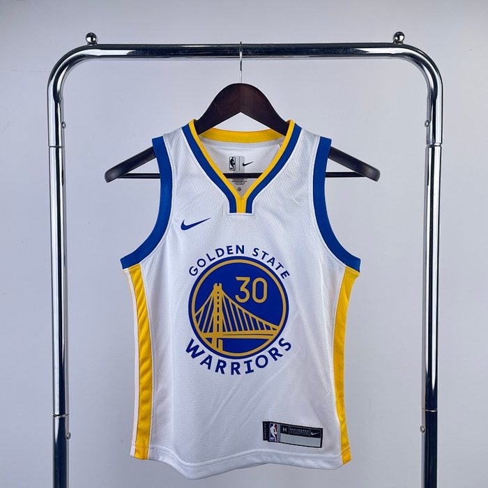 Juvenil Infantil Kit :Warriors Branco #30 Curry
