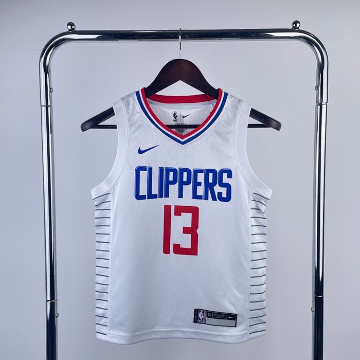 Juvenil Infantil Kit :Clippers Branco #13 George