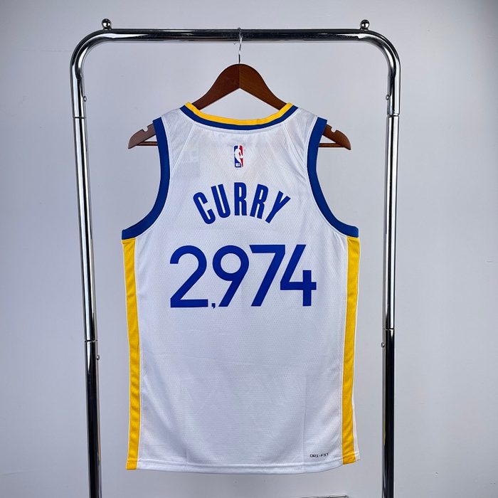 23/24 Warriors VGola Branco 29#74 Curry