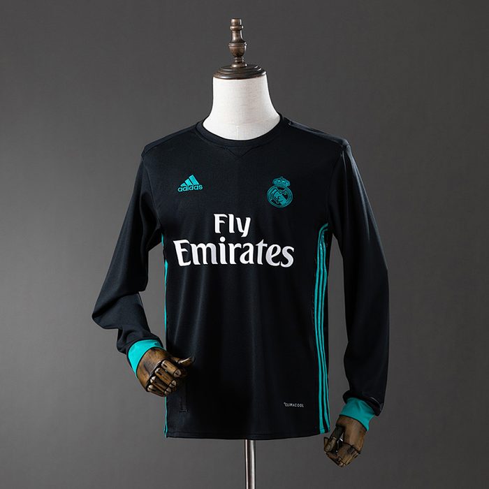 Retro Real Madrid 17/18 Away Long Sleeve S-XXL