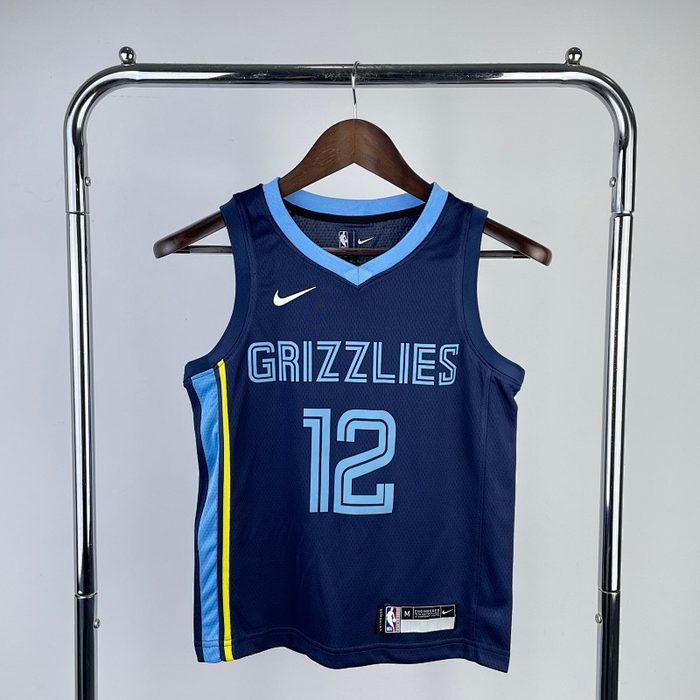 Juvenil Infantil Kit :Grizzlies Azul #12 Morant
