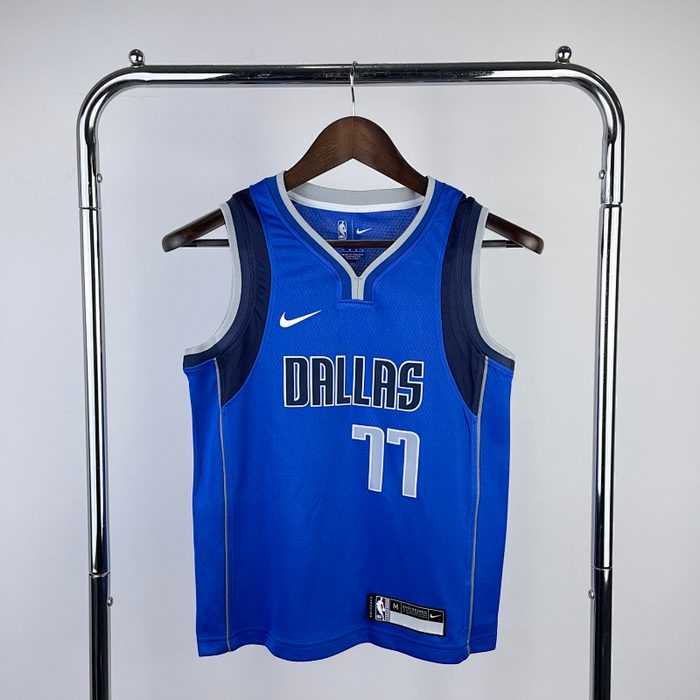 Juvenil Infantil Kit :Mavericks Azul #77 Doncic