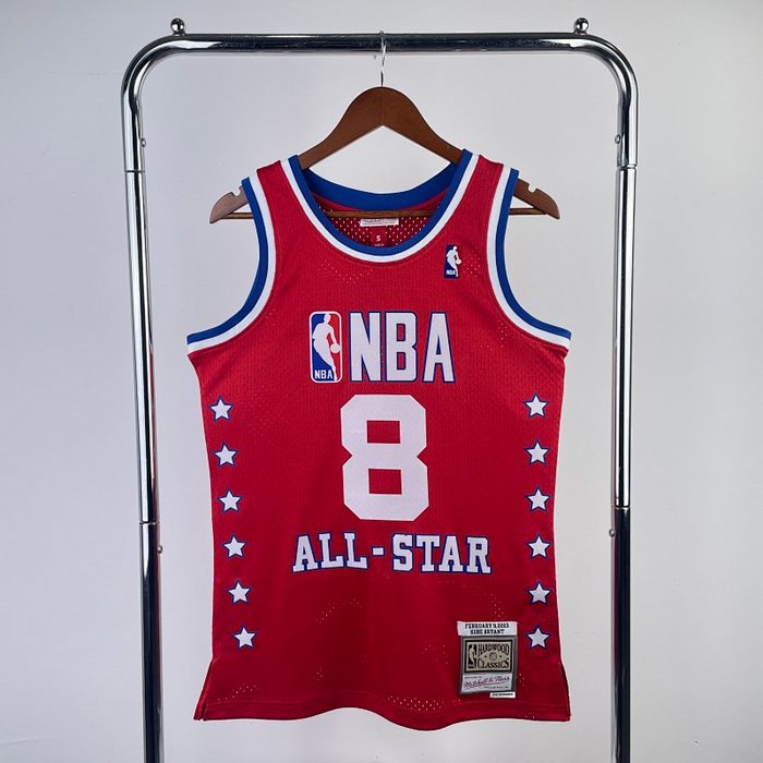 Retro :03/04 All-Star Vermelho #8 Kobe
