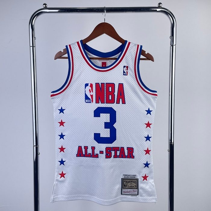 Retro :03/04 All-Star Branco #3 Iverson