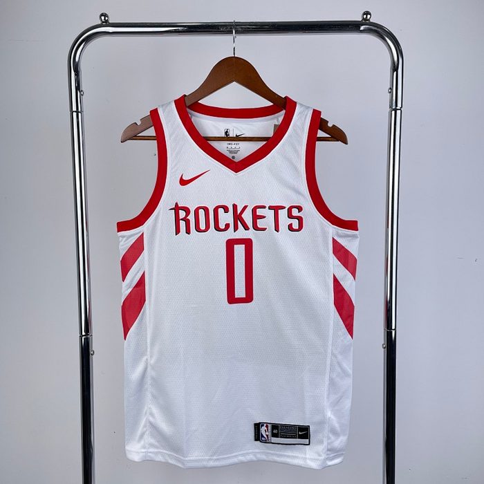 19 Rockets Casa Branco #0 Westbrook