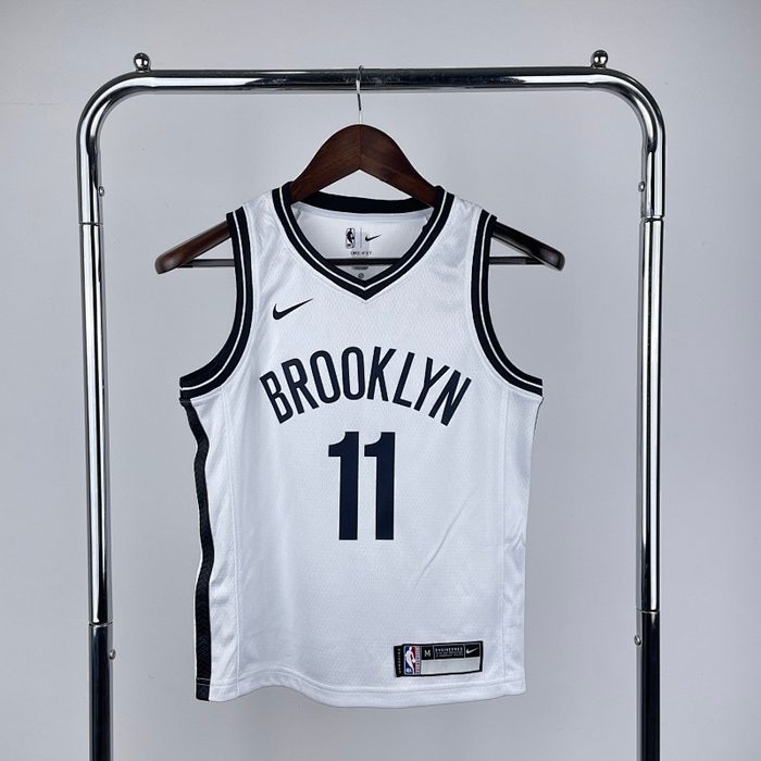 Juvenil Infantil Kit :Nets Branco #11 Irving