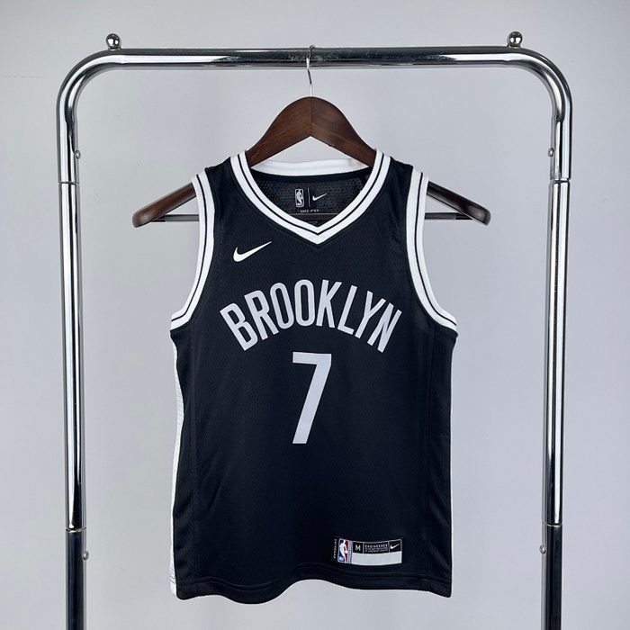 Juvenil Infantil Kit :Nets Preto #7 Irving