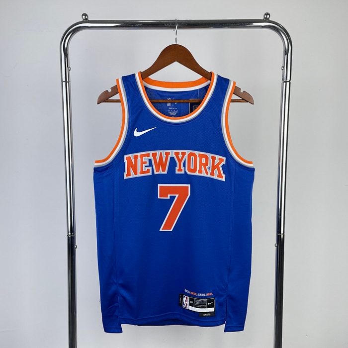 23/24Knicks Fora Azul #7 Anthony