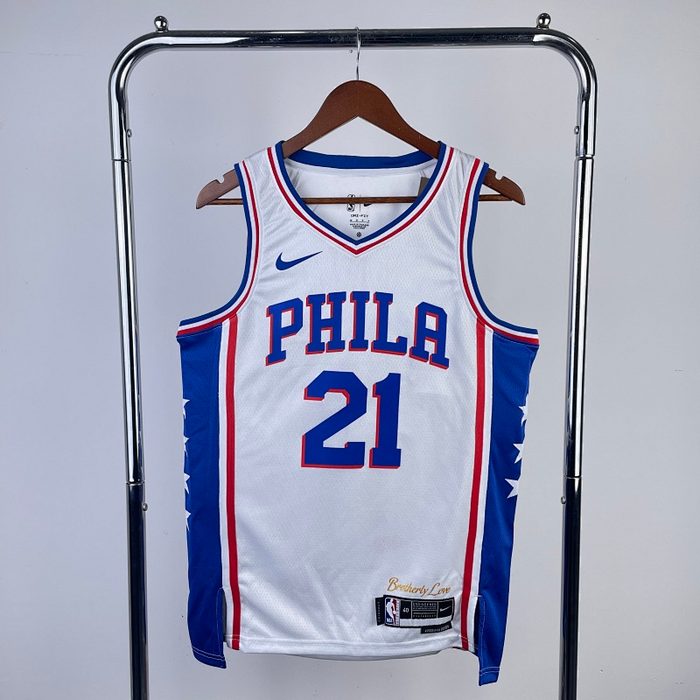23/24 76ers Casa Branco #21 Embiid