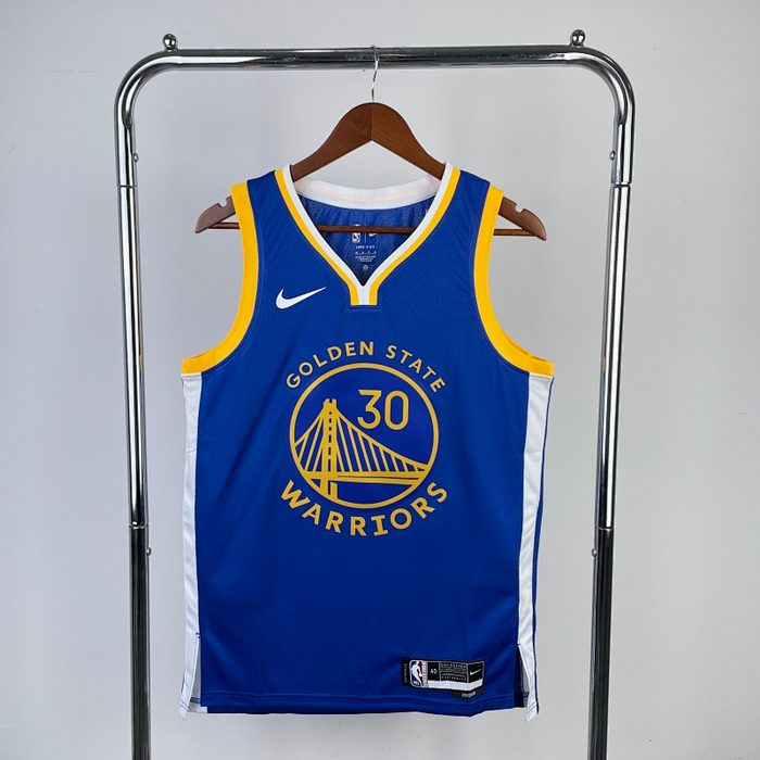 23/24 Warriors Fora Azul #30 Curry
