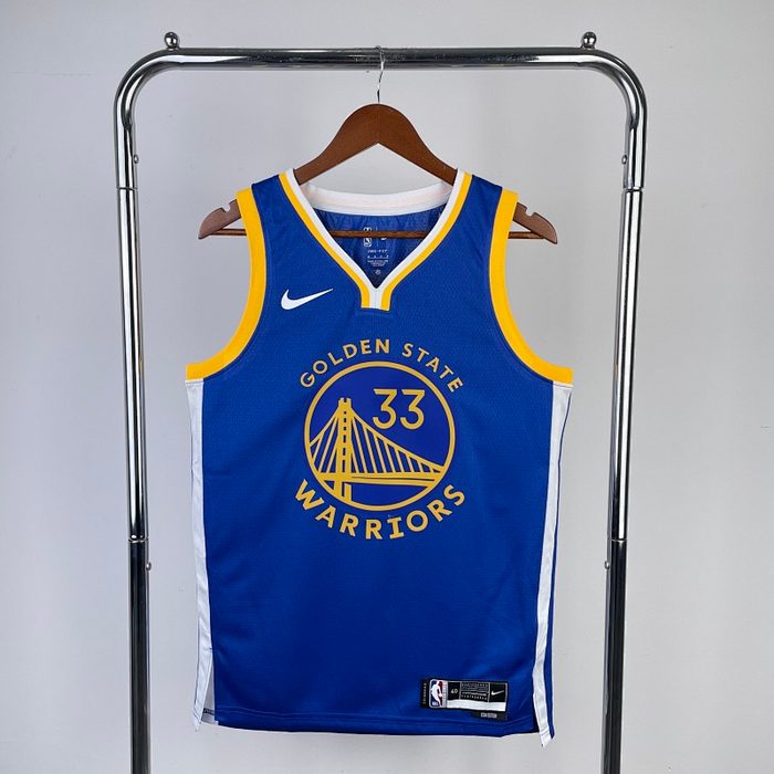 23/24 Warriors Fora Azul #33 怀斯曼