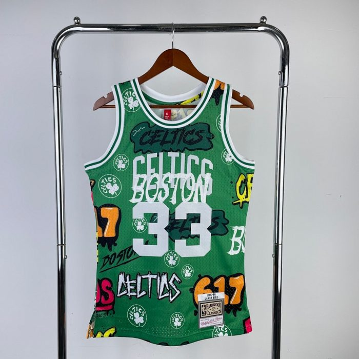 MN Retro :SW Celtics 85/86/87 Graffiti #33 伯德