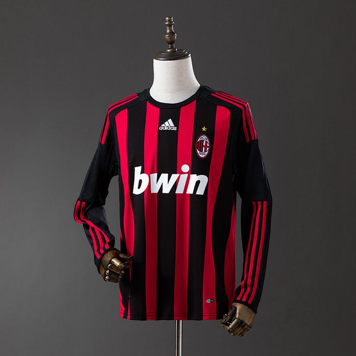 Retro long sleeve AC Milan 08/09 Home S-XXL