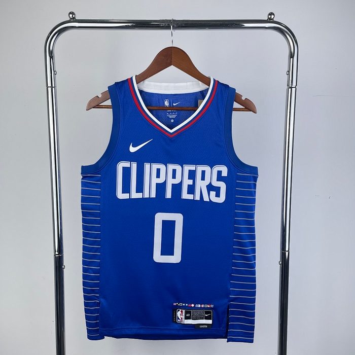 23/24 Clippers Fora Azul #0 Westbrook
