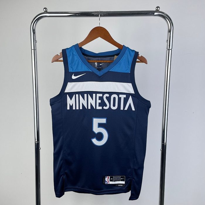 23/24 Timberwolves Fora Azul #5 Edwards