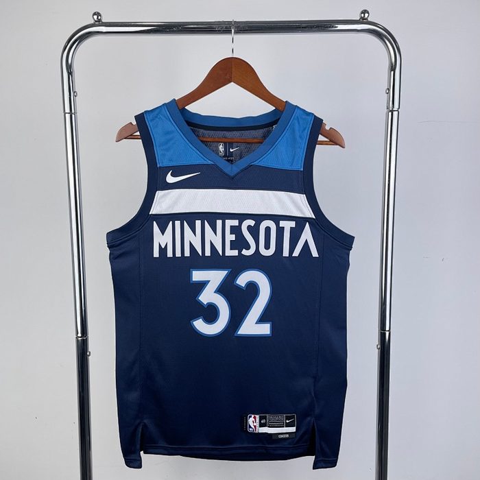 23/24 Timberwolves Fora Azul #32 Towns