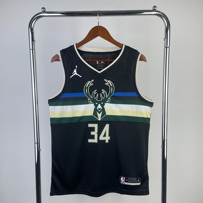 21/22 Bucks Jordan Edição Limitada #34 Antetokounmpo