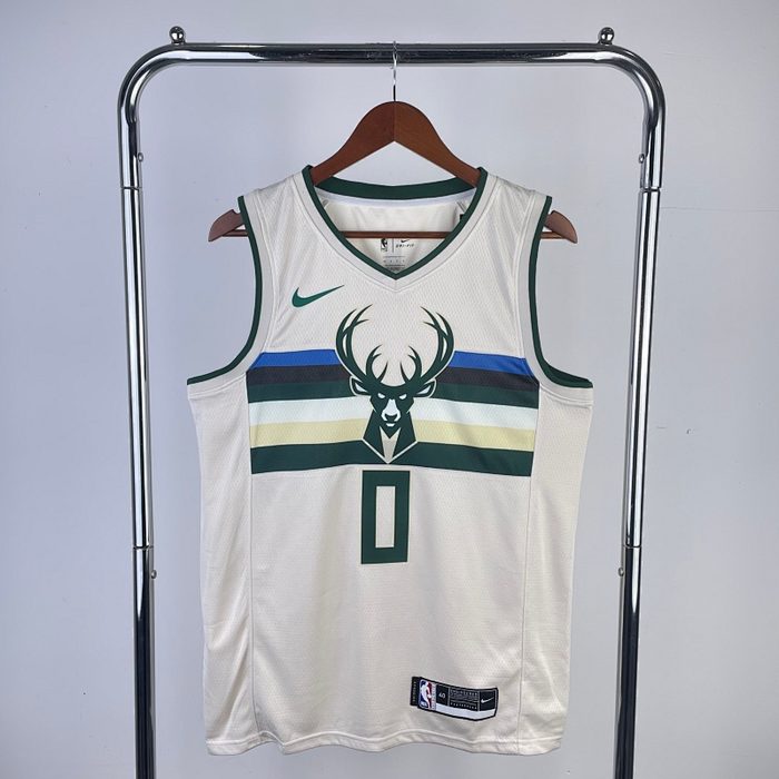 19/20Bucks 米白 小鹿头 #0 Lillard