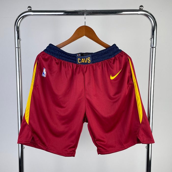 21/22 Cavaliers Fora 酒Vermelho Shorts