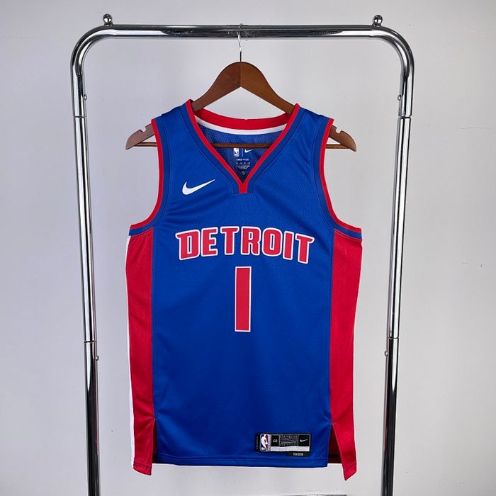 23/24 Pistons Fora Azul #1 Iverson