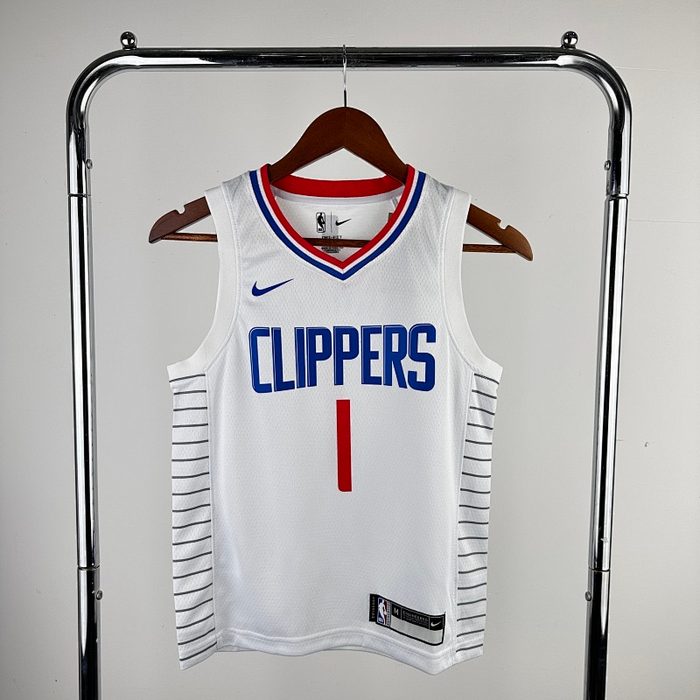 Juvenil Infantil Kit :Clippers Branco #1 Harden