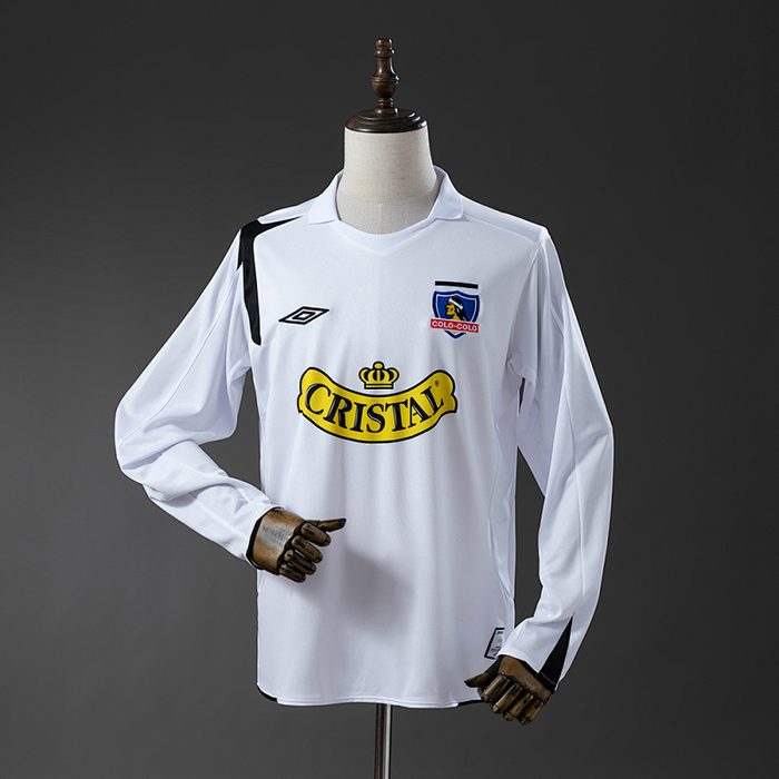 Retro Long Sleeve Colo Colo 2006 Home S-XXL
