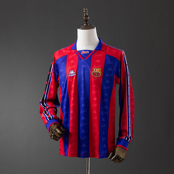 Retro long sleeve Barcelona 96/97 home S-XXL