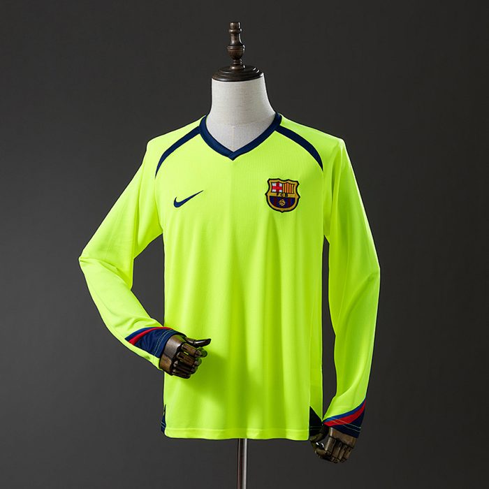 Retro long sleeve Barcelona 05/06 away S-XXL