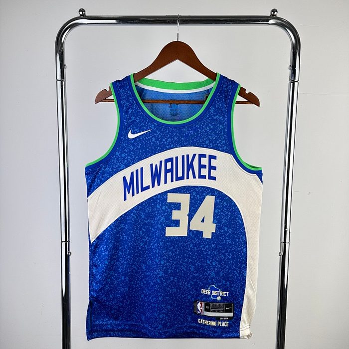 24/25 Bucks City Edition #34 Antetokounmpo