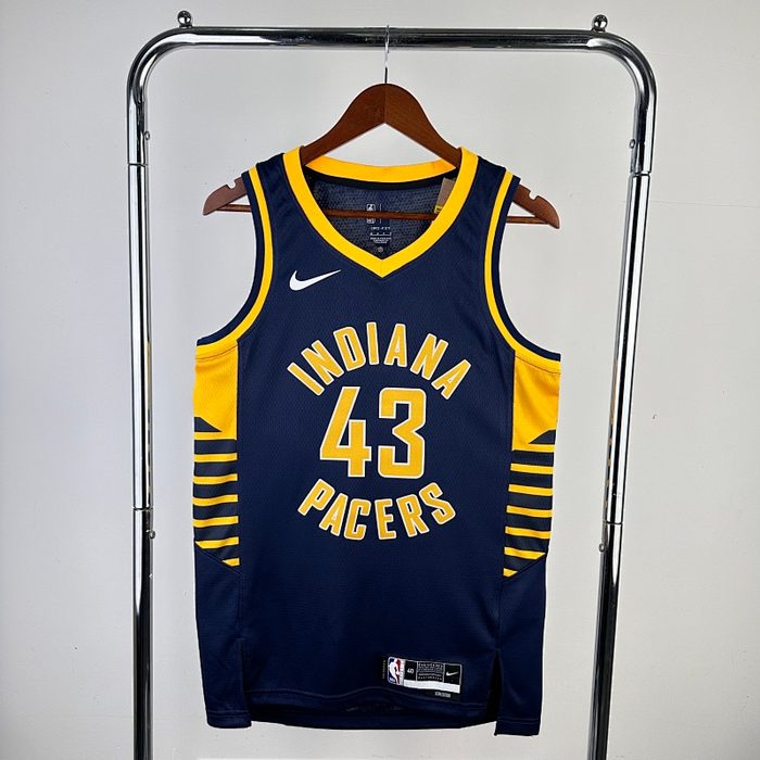 23/24 Pacers Fora Azul #43 希尔卡姆