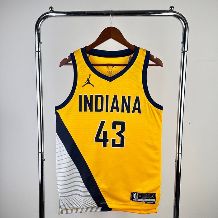 23/24 Pacers Jordan Edição Limitada #43 希尔卡姆