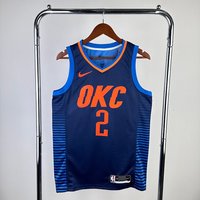 Thunder Azul Listrado #2 Gilgeous-Alexander