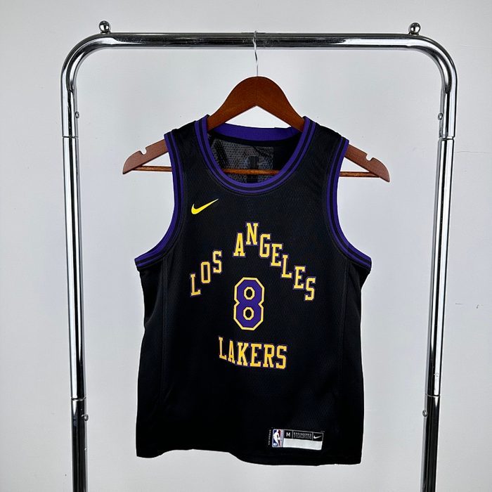 Juvenil Infantil Kit :24/25 Lakers City Edition #8 Kobe