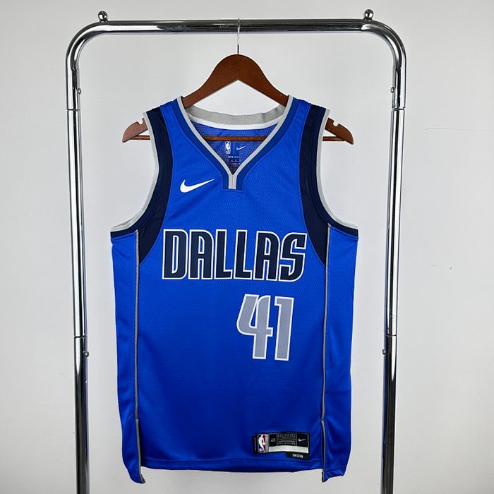 Mavericks Azul Fora #41 诺维斯基