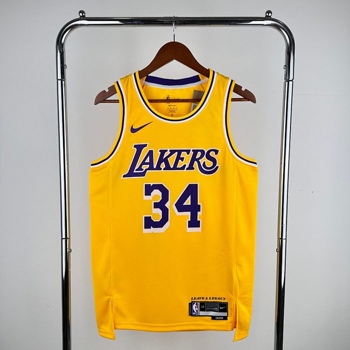 Lakers Gola Careca Amarelo #34 O'Neal