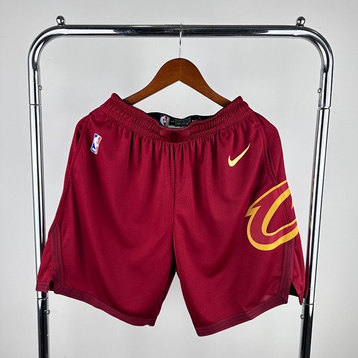 23/24 Cavaliers Fora 酒Vermelho Shorts